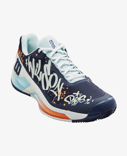 Wilson Rush Pro 4.0 Clay Paris Edition Mens Tennis Shoe available for sale at GSM Sports.   