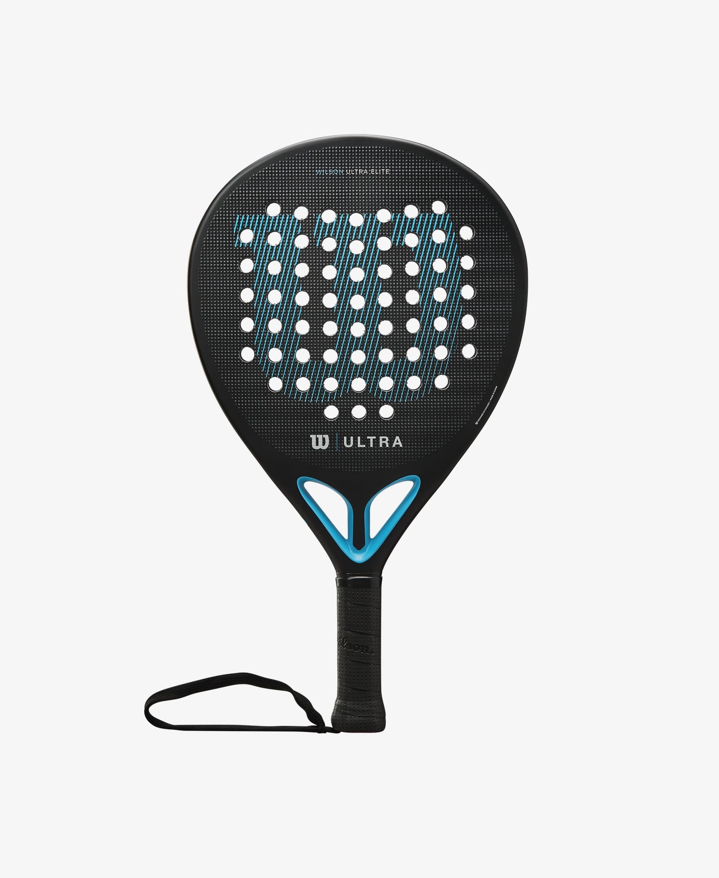 The Wilson Elite V2 Padel Racket available for sale at GSM Sports.       