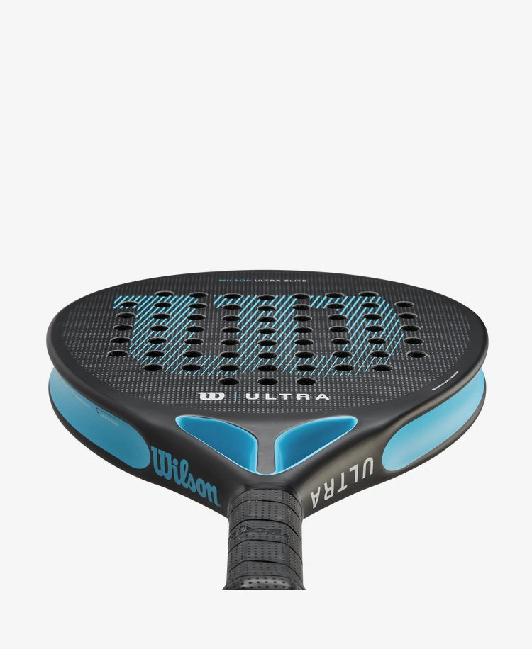 The Wilson Elite V2 Padel Racket available for sale at GSM Sports.