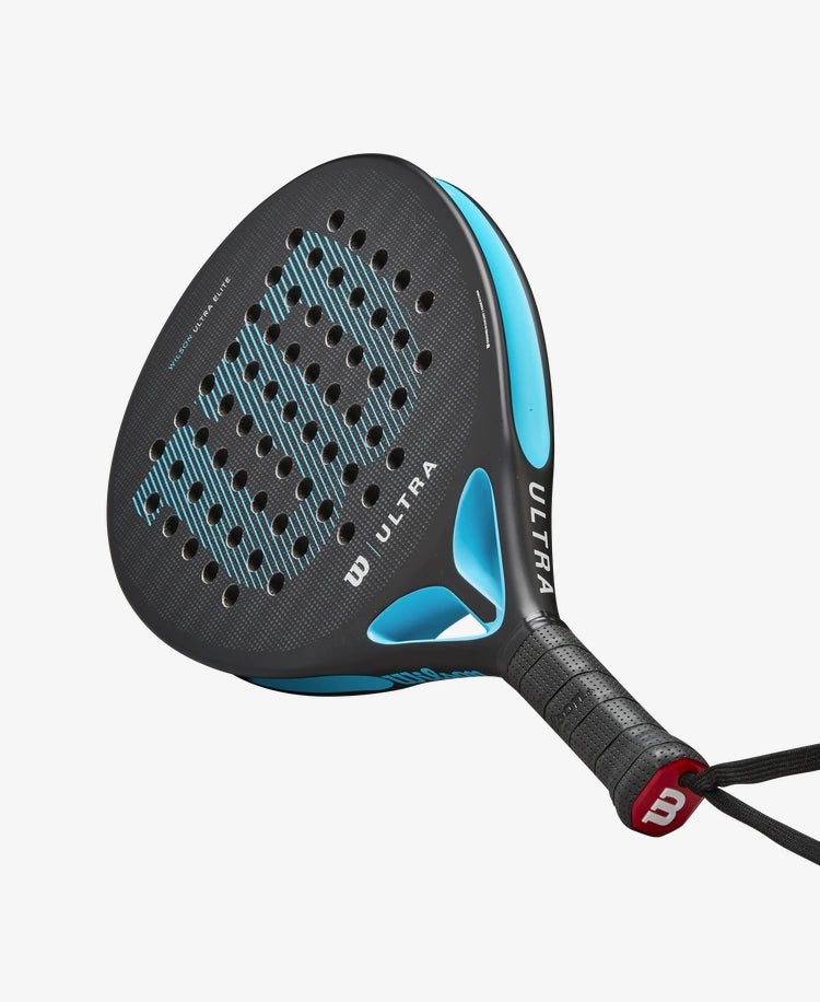 The Wilson Elite V2 Padel Racket available for sale at GSM Sports.