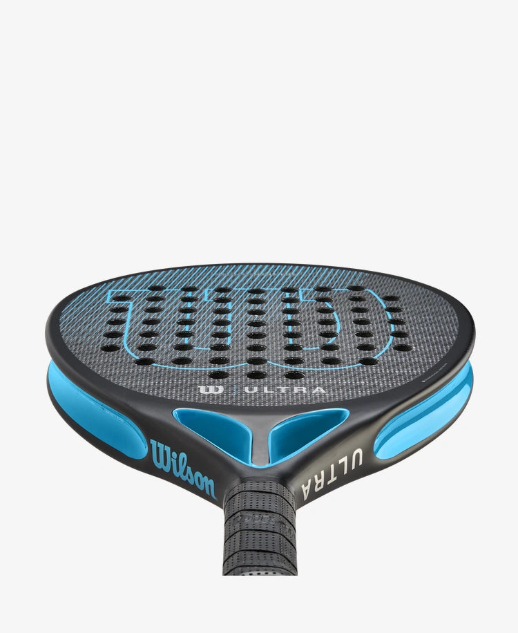 The Wilson Ultra Pro V2 Padel Racket available for sale at GSM Sports.