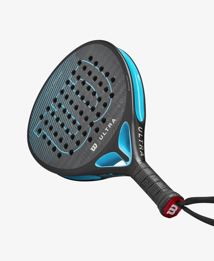 The Wilson Ultra Pro V2 Padel Racket available for sale at GSM Sports.