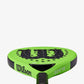 The Wilson Blade Team V2 Padel Racket in green which is available for sale at GSM Sports.