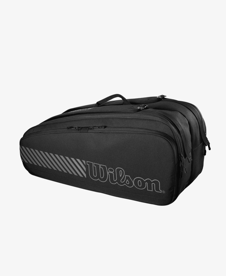 The Wilson Night Session Tour 12 Pack Racket Bag available for sale at GSM Sports.