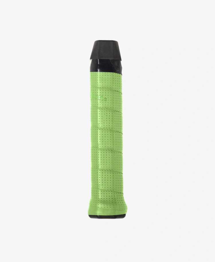 The Wilson Dual Performance Replacement Grip in green available for sale at GSM Sports.