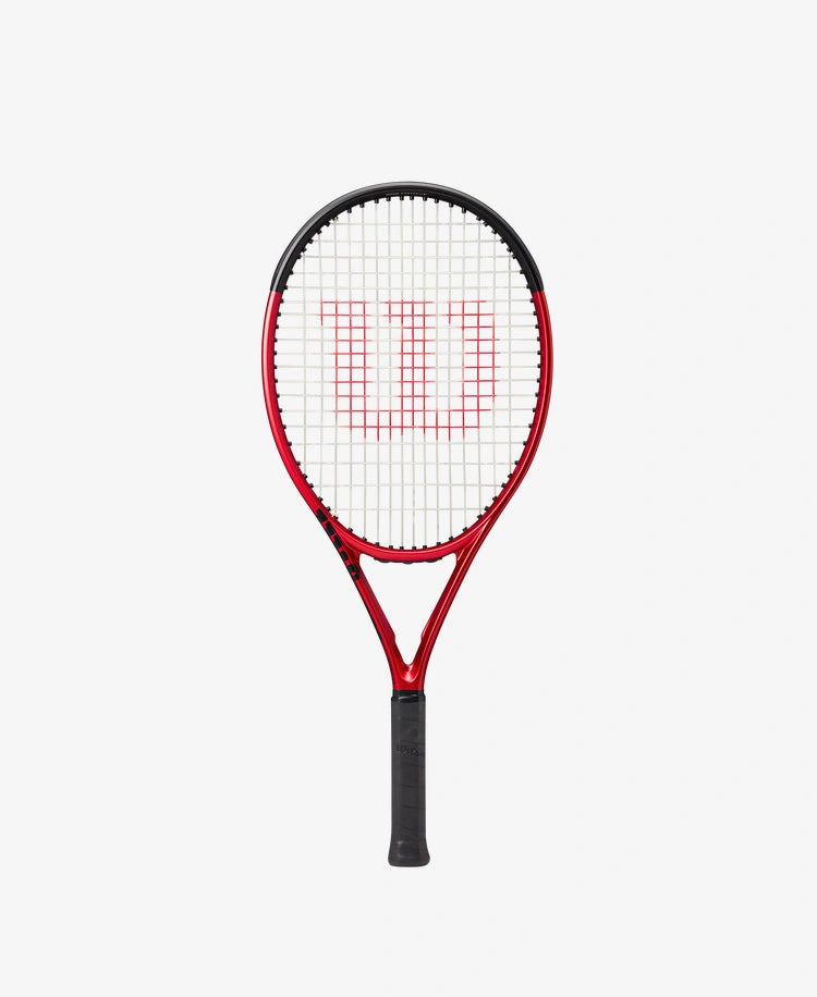 The Wilson Clash 25 V2 Junior Tennis Racket available for sale at GSM Sports.