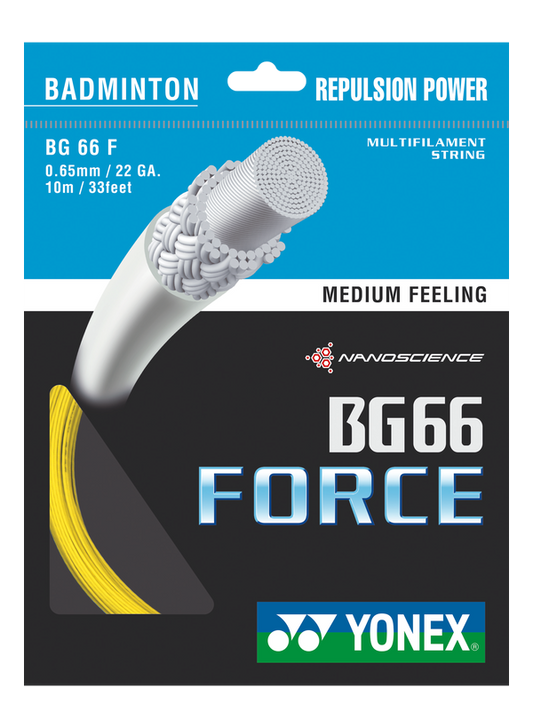 Yonex BG66 Force Badminton String Set for sale at GSM Sports