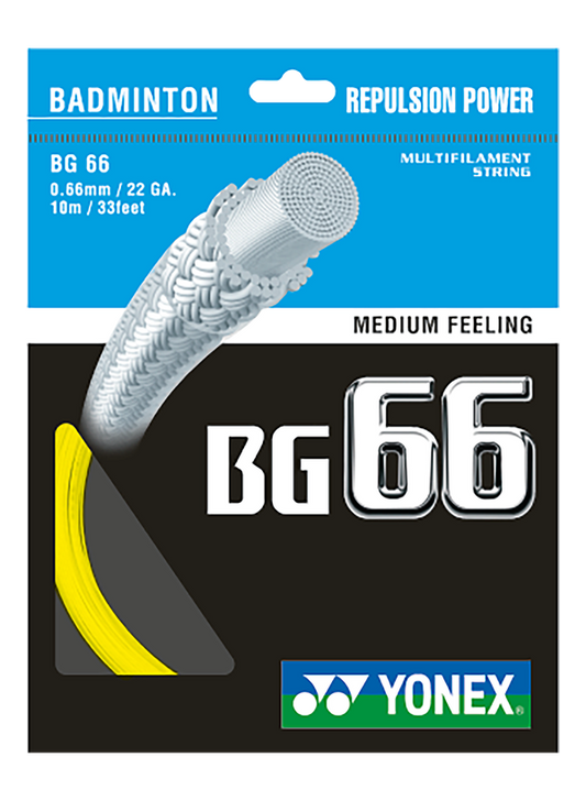 Yonex BG66 Badminton String Set for sale at GSM Sports