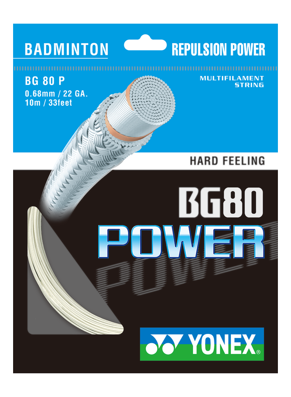 A set of Yonex BG80 Power Badminton String for sale at GSM Sports