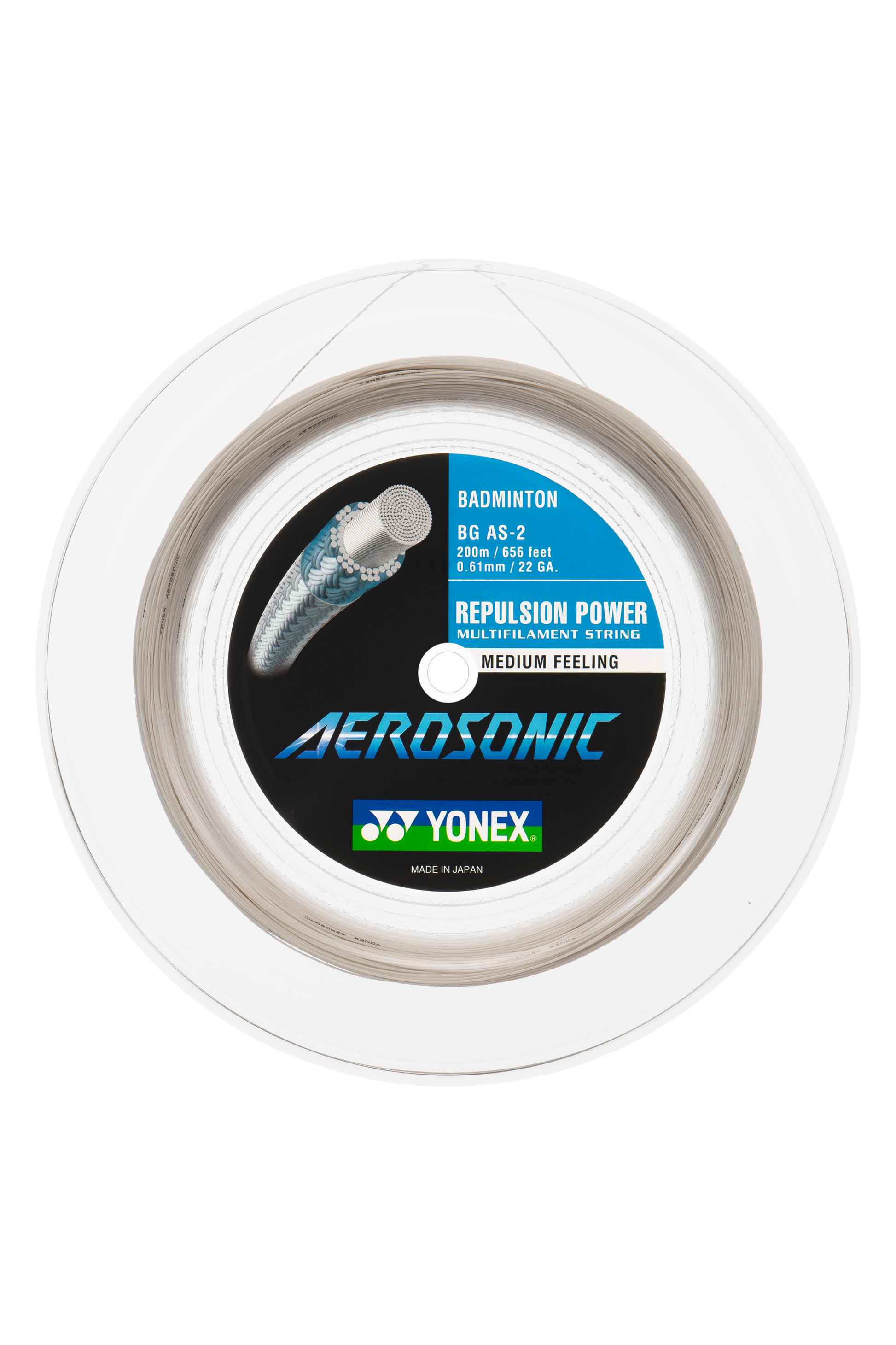 Yonex Aerosonic Badminton String 200 Metre Reel for sale at GSM Sports