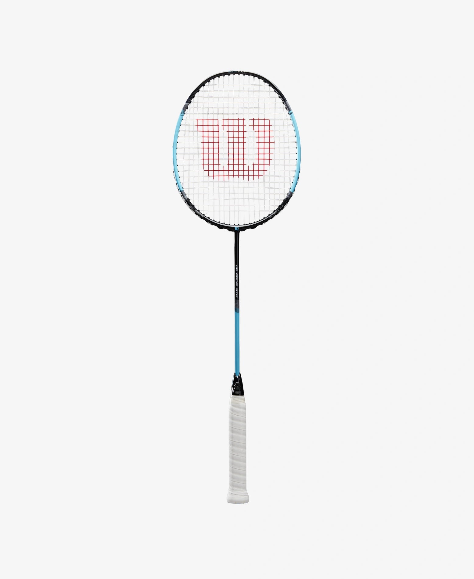 The Wilson Blaze 370 Badminton Racket available for sale at GSM Sports.     