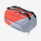 The Head Delta Sport Bag in grey and orange colour which is available for sale at GSM Sports.   
