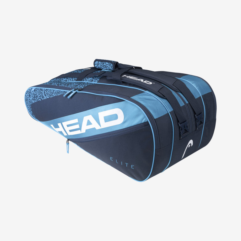 The Head Elite 12 Racket Monstercombi Tennis Bag in blue and navy blue colour which is available for sale at GSM Sports.