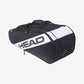 The Head Elite Allcourt Tennis Bag in black and white  available for sale at GSM Sports.