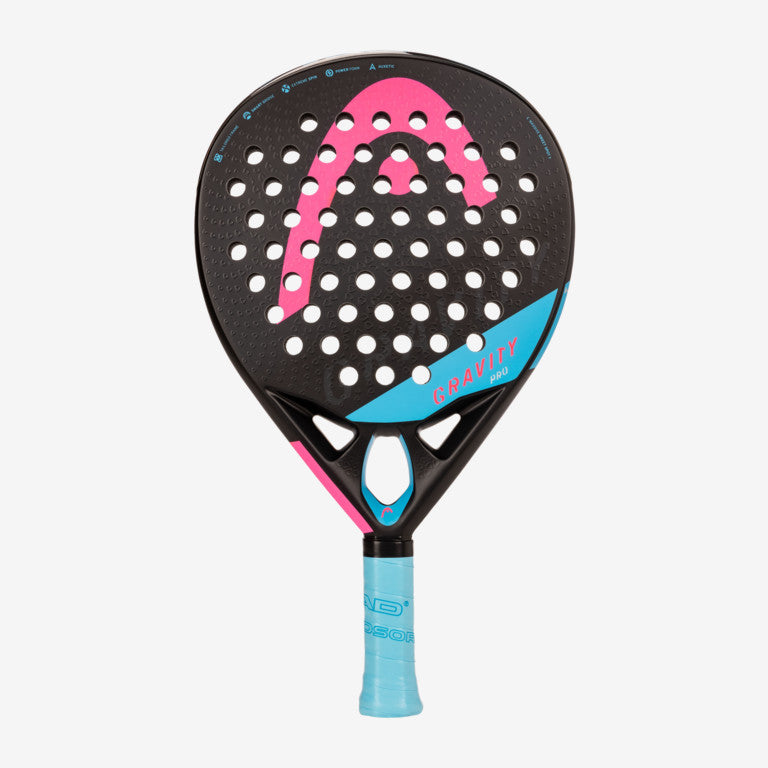 Head Gravity Pro 2022 Padel Racket which is available for sale at GSM Sports.