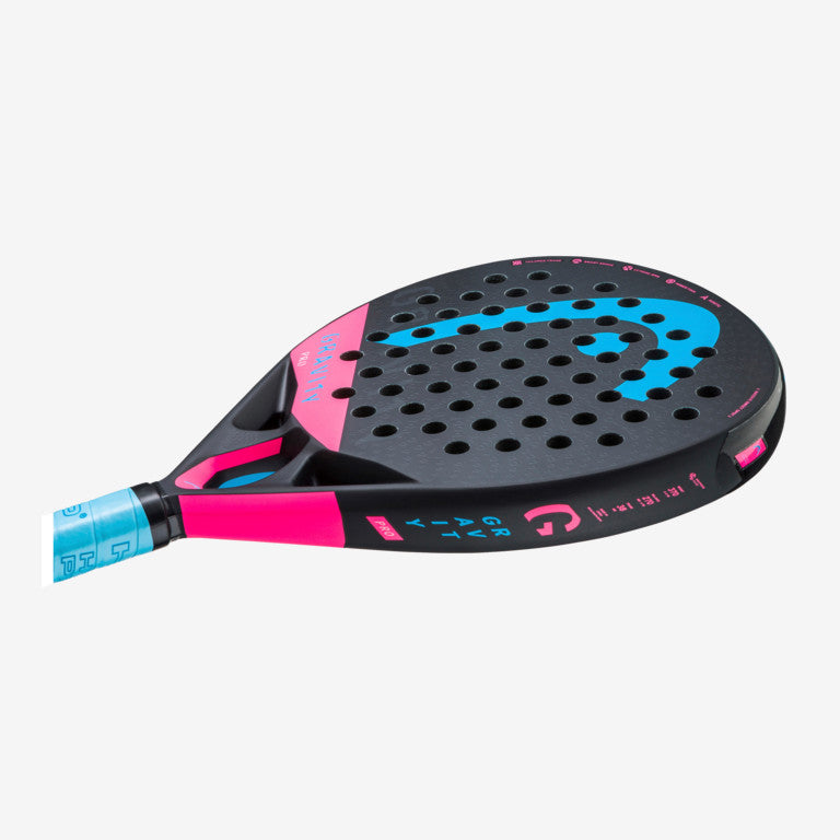 Head Gravity Pro 2022 Padel Racket which is available for sale at GSM Sports.