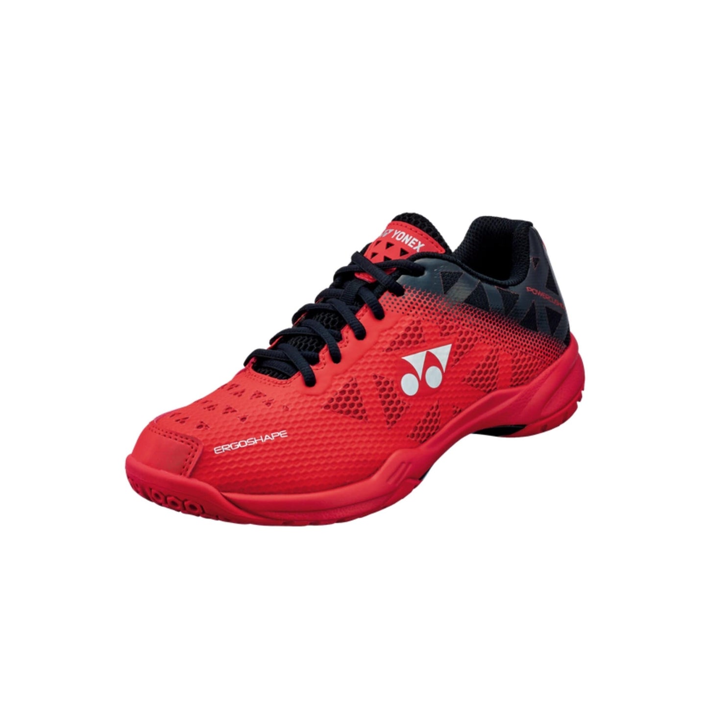 Yonex Power Cushion 50 Unisex Badminton Shoe in White Red and Black for sale at GSM Sports