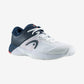 The Head Revolt Evo 2.0 Mens Tennis Shoe in White and dress blue colour which are available for sale at GSM Sports.     