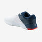 The Head Revolt Evo 2.0 Mens Tennis Shoe in White and dress blue colour which are available for sale at GSM Sports.