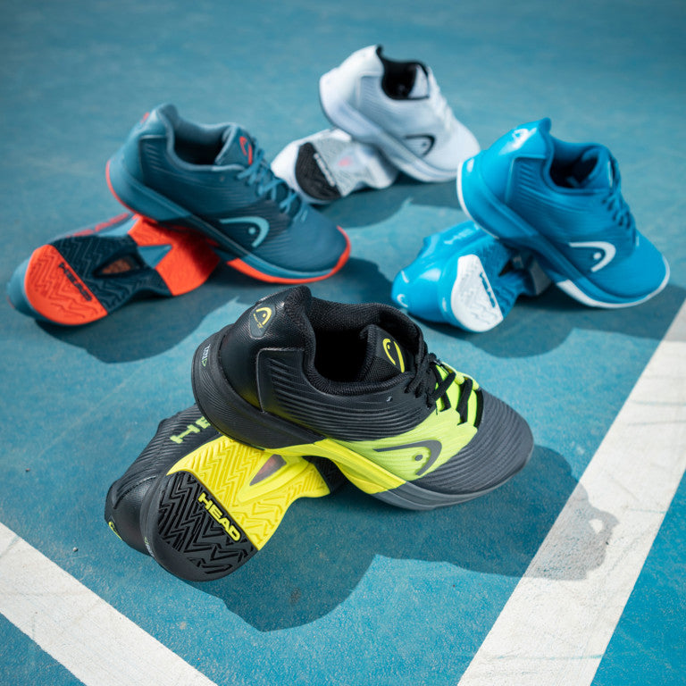 The collection of colours of the Head Revolt Pro 4.0 Mens Tennis Shoes which are available for sale at GSM Sports