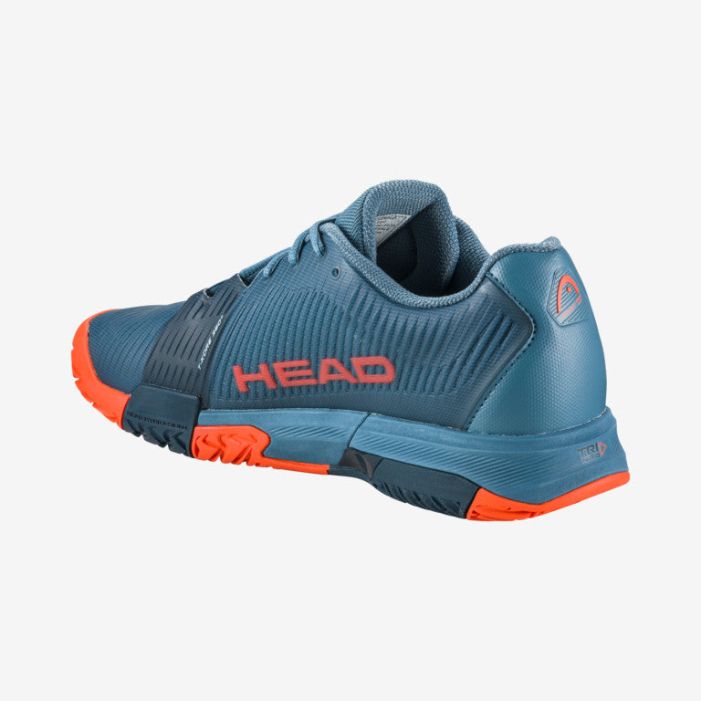 The Head Revolt Pro 4.0 Mens Tennis Shoes in blue and orange available for sale at Blue and Orange