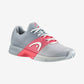 The Head Revolt Pro 4.0 Womens Tennis Shoes in grey and coral colour which are available for sale at GSM Sports.     