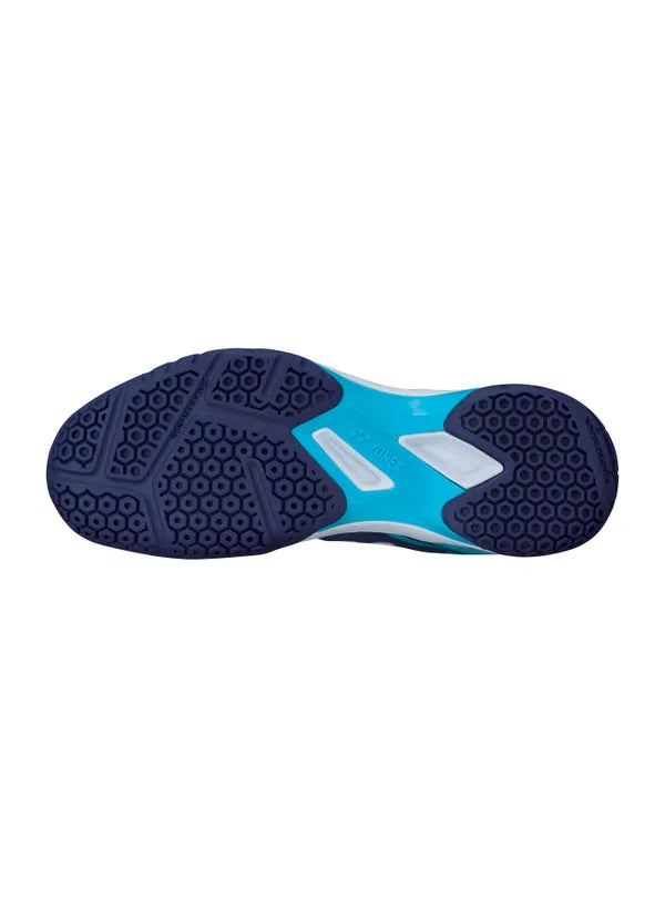 Yonex Power Cushion 65 Unisex Badminton Shoe in Blue for sale at GSM Sports