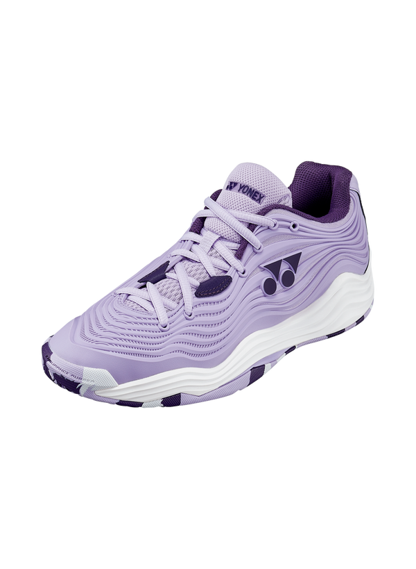 The Yonex Power Cushion FushionRev 5 Womens Tennis Shoes in mist purple colour which are available for sale at GSM Sports.      