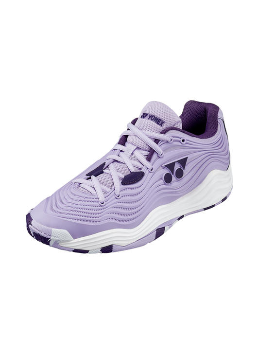 The Yonex Power Cushion FushionRev 5 Womens Tennis Shoes in mist purple colour which are available for sale at GSM Sports.      