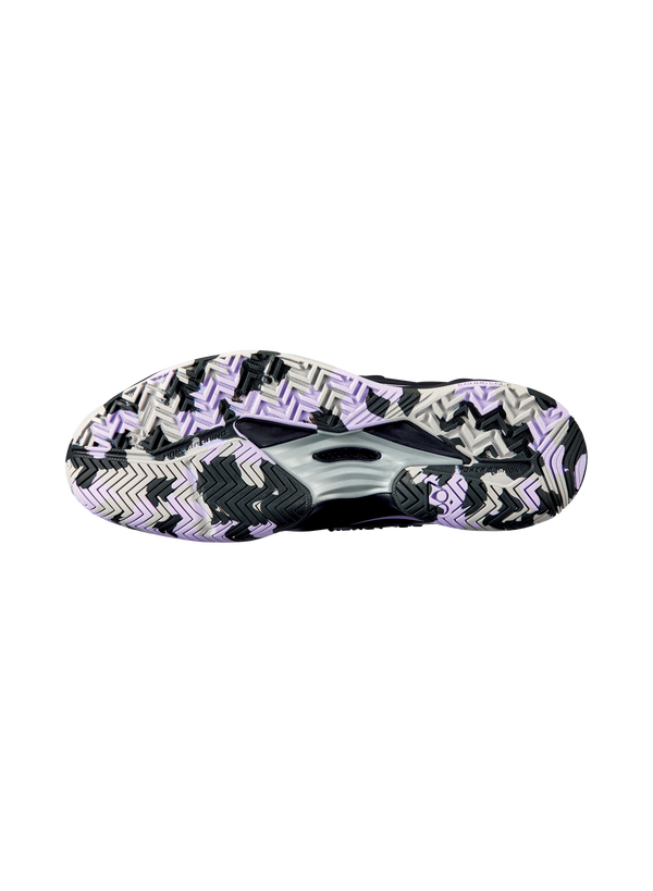 The Yonex Power Cushion FushionRev 5 Mens Tennis Shoes in black purple colour which are available for sale at GSM Sports.