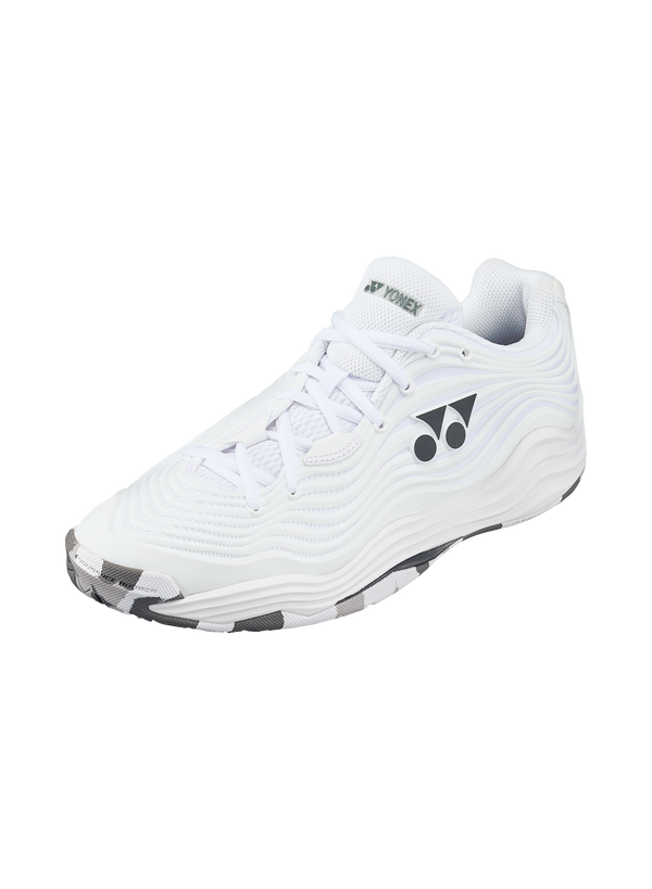 The Yonex Power Cushion FushionRev 5 Mens Tennis Shoes in white colour which are available for sale at GSM Sports.      