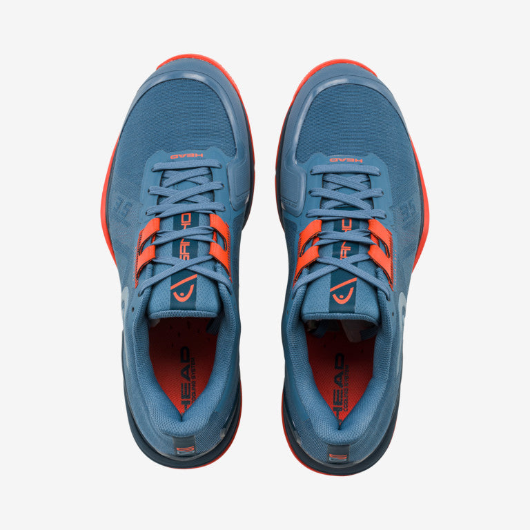 The Head Sprint Pro 3.5 Mens Tennis Shoes in blue and orange colour available for sale at GSM Sports
