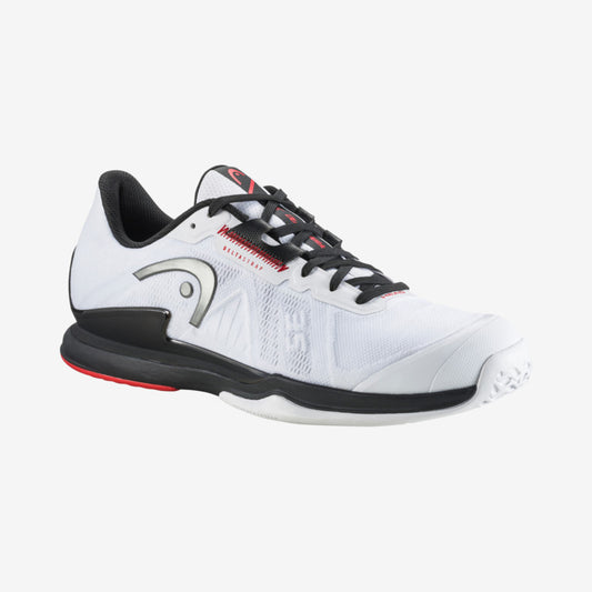 The Head Sprint Pro 3.5 Mens Tennis Shoe in White and Black available fro sale at GSM Sports