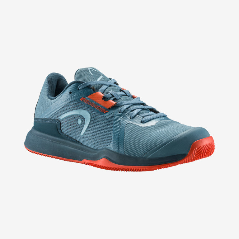 The Head Sprint Team 3.5 Mens Clay & Padel Shoe in blue and orange available for sale at GSM Sports