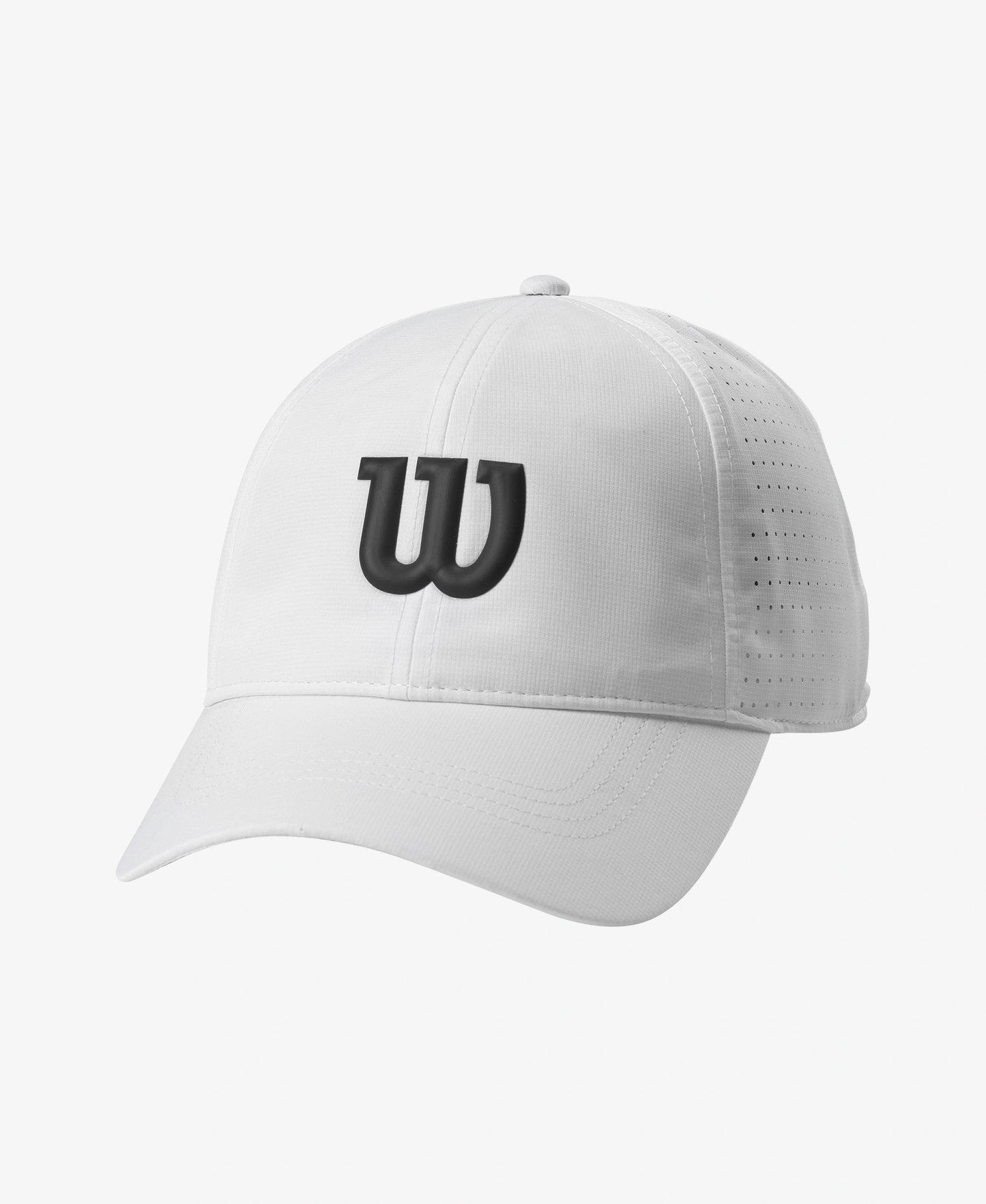 The Wilson Ultralight Tennis Cap II in White available for sale at GSM Sports.