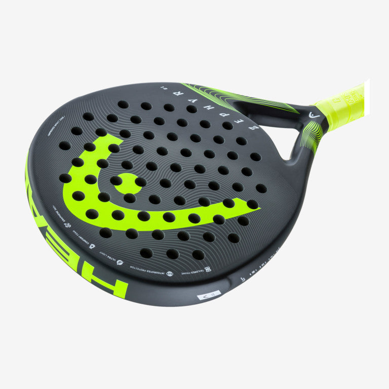 The Head Zephyr UL 2023 Padel Racket in black and yellow colour which is available for sale at GSM Sports.